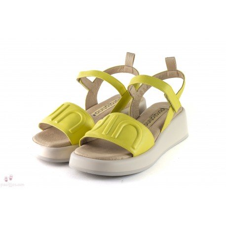 SANDALIAS DORALATINA PIEL PLATAFORMA