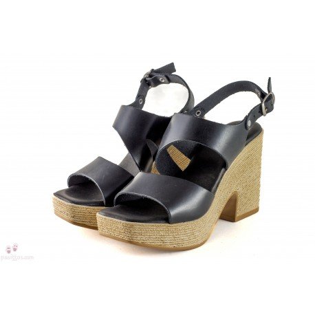 SANDALIAS KAOLA PIEL PLATAFORMA LIGERA